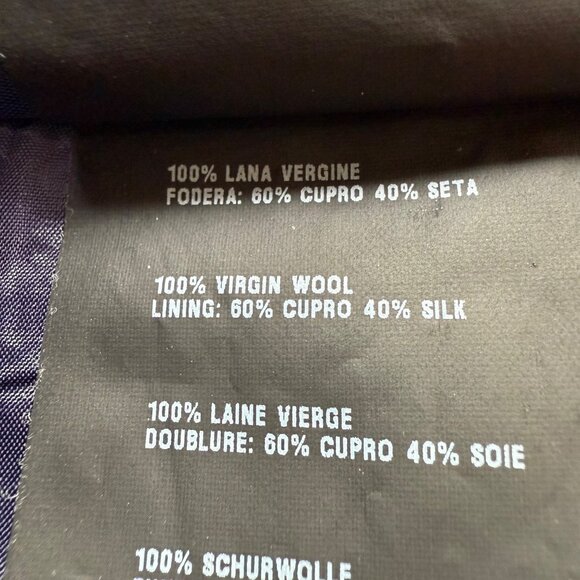 Prada Size 6 Navy Blue Virgin Wool Mini Pencil Skirt With Silk-Cupro Lining - Picture 5 of 15